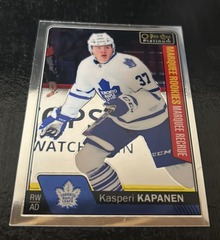 2016-17 O-Pee-Chee Platinum #187 Kasperi Kapanen Marquee Rookies Maple Leafs